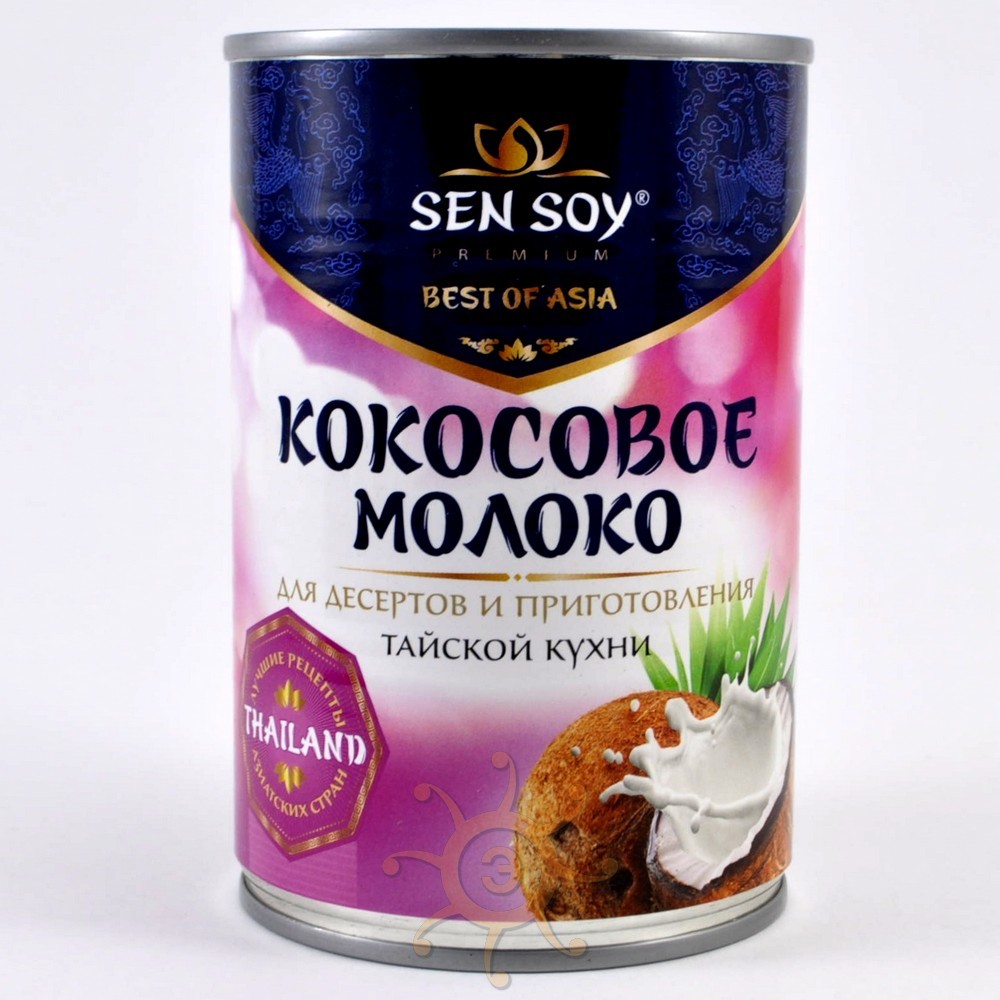 Молоко кокосовое Sen Soy, 400мл